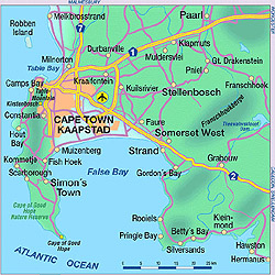 ... nur anklicken: Übersicht
	- Regionen/Straßen rings um Kapstadt